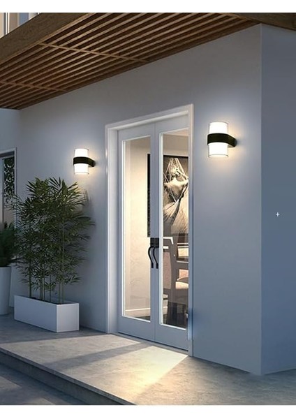 Geldi Silindir LED Aplik 12 Watt Gün Işığı 3200K Iç Mekan ve Dış Mekan Cata Bora LED Aplik IP54 fiyatları