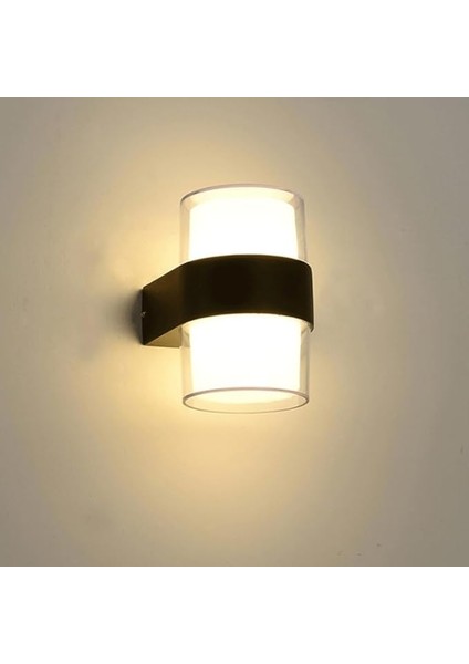 Geldi Silindir LED Aplik 12 Watt Gün Işığı 3200K Iç Mekan ve Dış Mekan Cata Bora LED Aplik IP54 modelleri