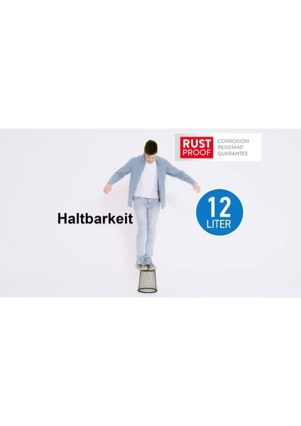 Mesh | 699768 | Kağıt Sepeti File Çöp Kovası Siyah Ofis | Çelik, Siyah | 12 L Kapasite | 26,5 x 29,5 cm modelleri