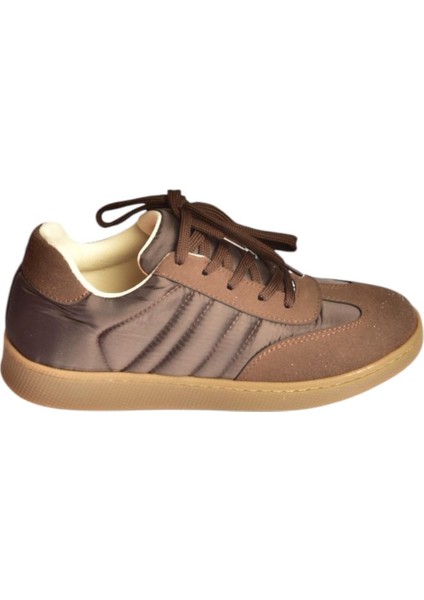 V820104404 Kahverengi Kumaş Spor Ayakkabı Sneakers indirimleri