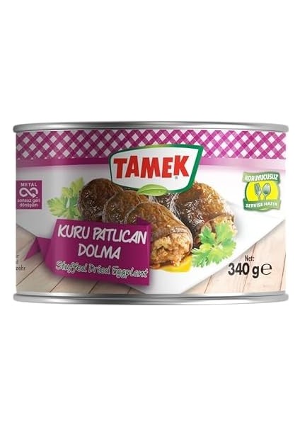 Tamek Kuru Patlıcan Dolma 340 G modelleri