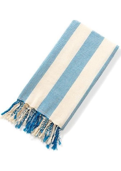 Havlusu Plaj Havlusu Mavi