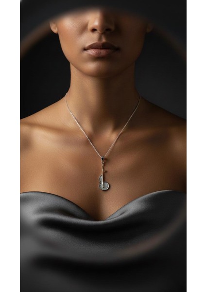 Özel Tasarım El İşi Gümüş Keman Kolye Ucu modelleri