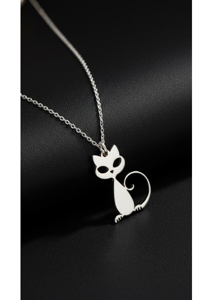 Uzaylı Kedi Gümüş Kolye indirimleri