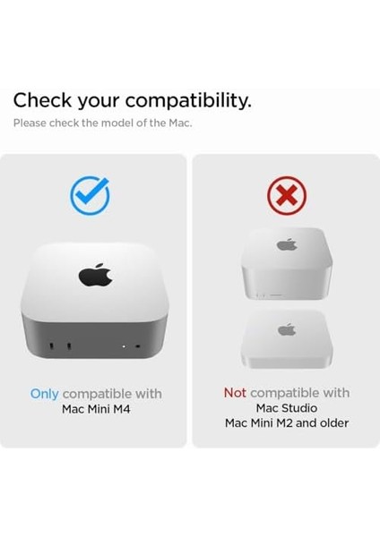 Mac Mini M4 Montaj Siyah LD205 - AMP09226 modelleri