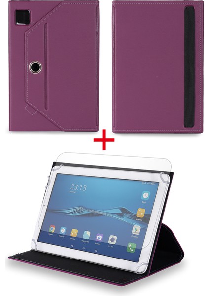 Hometech Premium Tab 7 - 7" Tablet Uyumlu Standlı Tablet Kılıfı + Nano Ekran Koruyucu