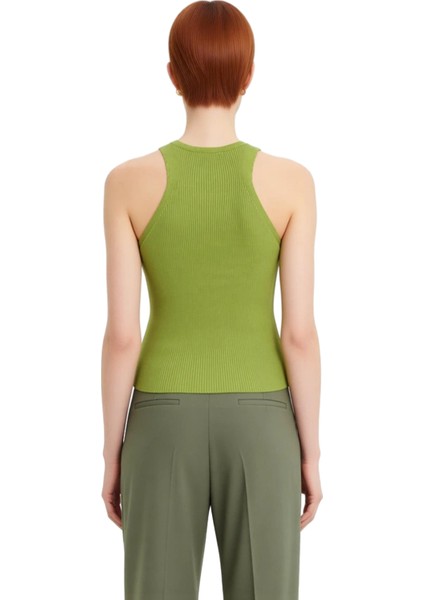 Şık Viskoz Bluz Fitted Bisiklet Yaka Kolsuz Yaz Koleksiyonu Günlük Kullanım Rahat ve modelleri