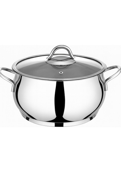30CM Çelik Tencere 304 Çelik 18/10