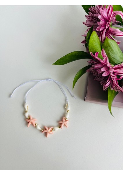 Deniz Yıldızlı Deniz Kabuklu Makrome Bileklik fırsatları