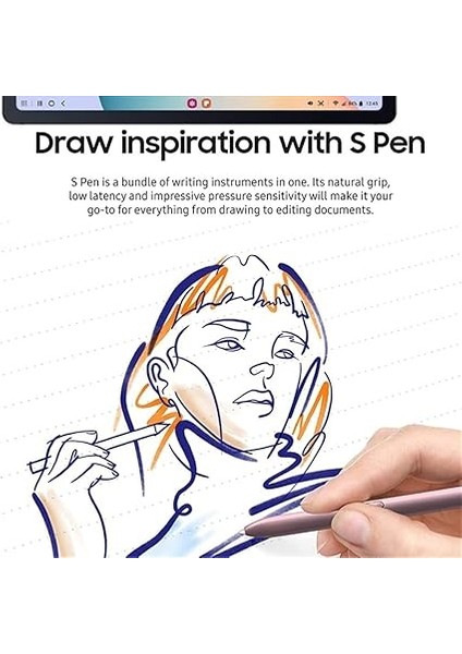 Tab S6 Lite S Pen, Stylus Kalem Samsung Tab S6 Lite P610 P615 10,4" ile Uyumlu Dokunmatik Kalem No Bluetooth (Pembe) fiyatları