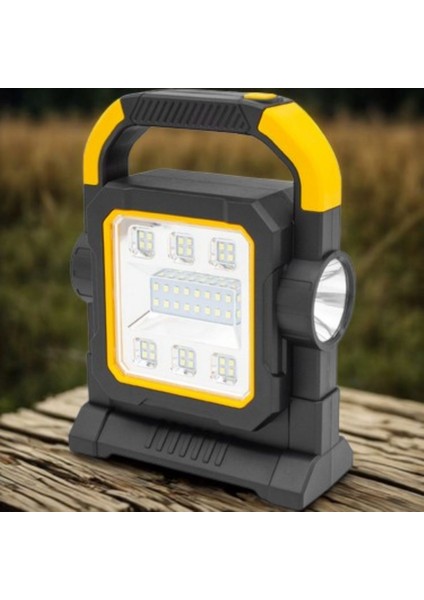 Buffer® Hellocloud Şarjlı Solar LED Çalışma Işığı | USB Çıkışlı Taşınabilir Projektör Lamba indirimleri