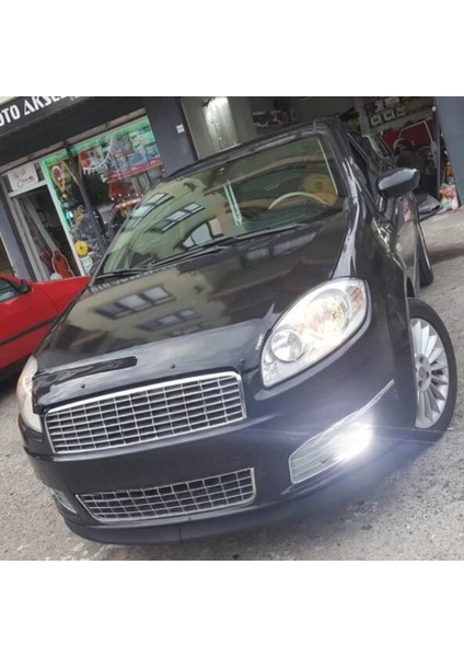 Fiat Linea 2007-2018 Uyumlu Evrensel 2 Parça Astra H Model Ön Ek Tampon Dili Lip Esnek Karlık