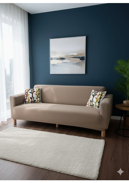 Neselihome Bohem Jagarlı Kumaş Tüm Giydirme Koltuk Örtüsü 3-3-1-1 fiyatları