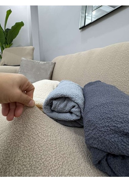 Neselihome Bohem Jagarlı Kumaş Tüm Giydirme Koltuk Örtüsü 3-3-1-1 indirimleri