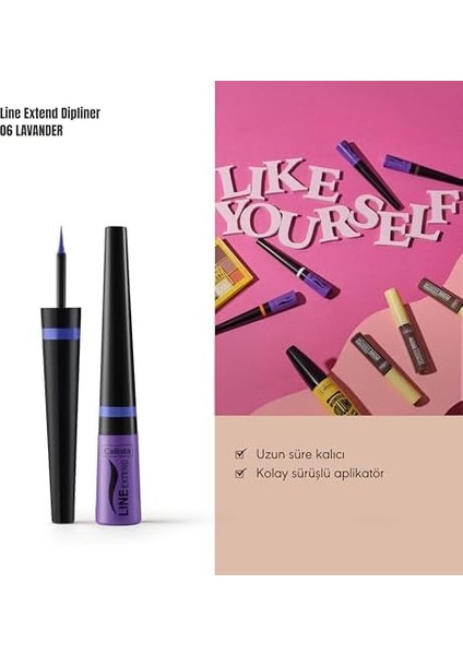 Callista Line Extend Dipliner 06 Dark Lavender, Mavi