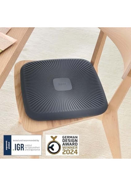 Ergo Wobble Denge Oturma Yastığı, Gri, 65390089, Ergonomik modelleri