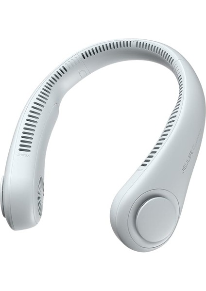 Taşınabilir Boyun Vantilatörü, Eller Serbest Kanatsız, 5 Hız, 4000 Mah Pille Çalışan Giyilebilir Kişisel Vantilatör, Döndürülebilir, Şarj Edilebilir, Kadınlar Için Hediye, Erkek, Gri