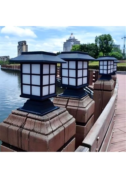 2 Adet Solar Güneş Enerjili 15W LED Set Üstü Bahçe Aydınlatması, Su Geçirmez, 3200K-6500K, Sütun Üzeri Patika, Teras, Çit, Duvar, Balkon Dekorasyonu, Peyzaj Işık 210 * 135 mm fiyatları