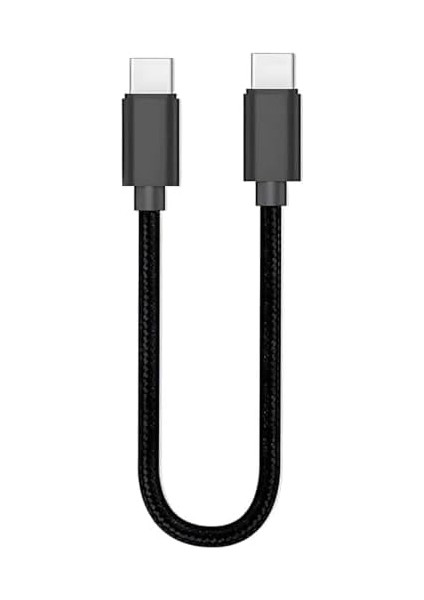 20CM Type-C To Type-C Kablo 60W 20V 3A Şarj Kablo USB C Örgü Pd Şarj Kablosu Tip C To Tip C FT-UCA100S modelleri