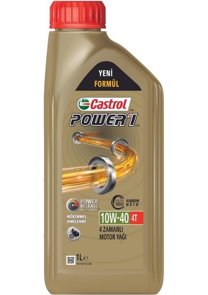 Power1 4t 10W-40 1 Litre Motosiklet Yağı