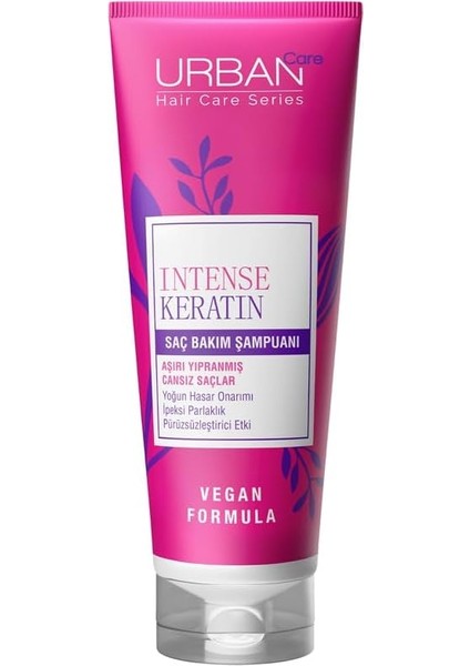 Urban Care Intense Keratin Aşırı Yıpranmış Saçlara Özel Saç Bakım Şampuanı 250 Ml- Vegan