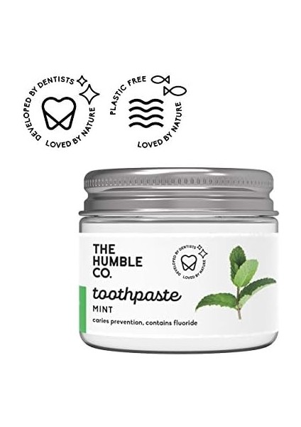 The Humble Co Cam Kavanoz Diş Macunu Yetişkinler Için Naneli (Ağız Kokusu, Diş Eti Bakımı)