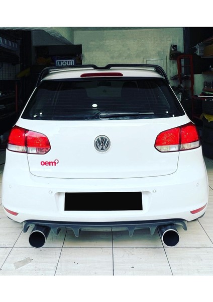 Volkswagen Golf 6 Rieger Difüzör Lastik 2009-2012 Parlak Siyah modelleri