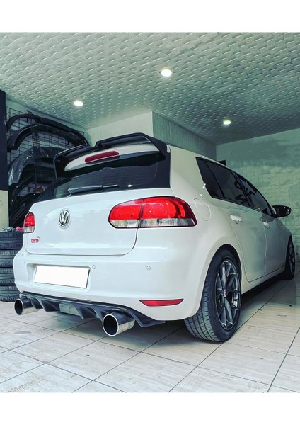 Volkswagen Golf 6 Rieger Difüzör Lastik 2009-2012 Parlak Siyah fırsatları