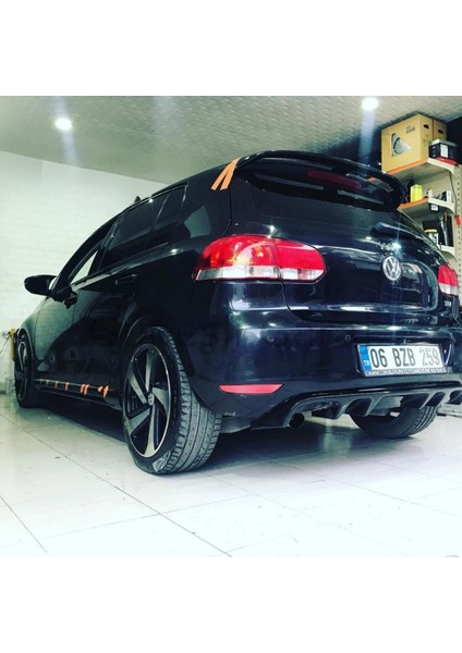 Volkswagen Golf 6 Rieger Difüzör Lastik 2009-2012 Parlak Siyah indirimleri