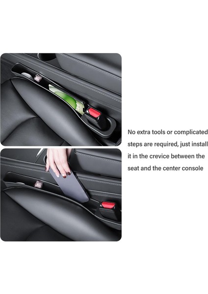 Tesla Model Y Için Uyumlu Koltuk Kenarı Cep Sağ Sol Takım modelleri