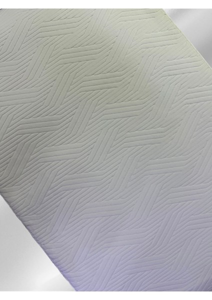 4303 Desen Beyaz Renk Kesme Kaymaz Taban Halı Yolluk