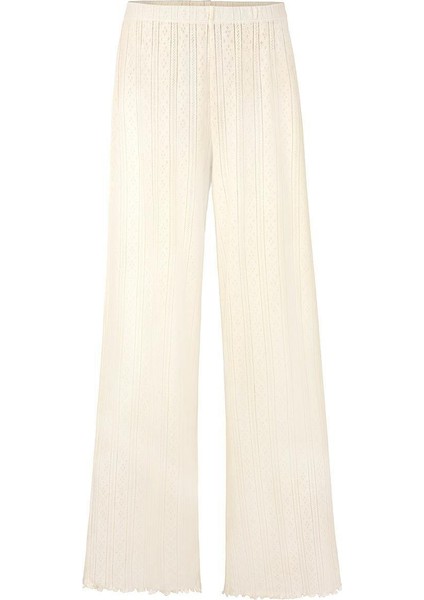 Pointelle V Yaka Pijama Takımı - Pointelle Sabahlık Set / Krem indirimleri