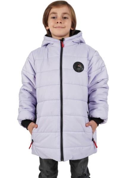 İçi Kürklü Su ve Rüzgar Geçirmez Erkek Çocuk Mont