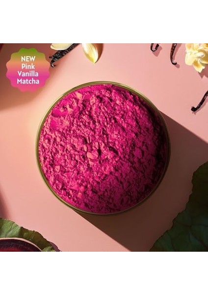 Vanilla Pink Matcha - Vanilya Aromalı Pembe Superfood Matcha Tozu, 25 gr modelleri