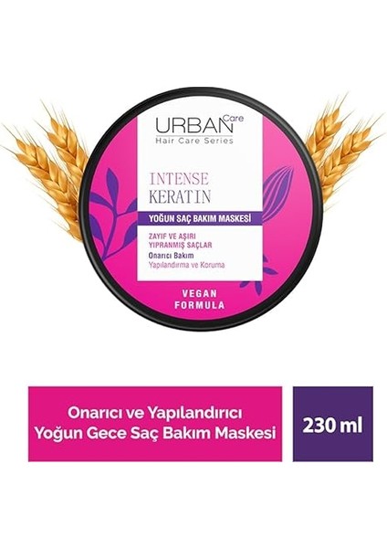 Care Intense Keratin Aşırı Yıpranmış Saçlara Özel Yoğun Saç Bakım Maskesi 230 Ml- Vegan fiyatları