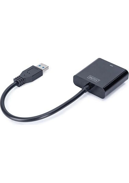 USB 3.0 Görüntü Adaptörü, USB A - HDMI Tip A, Full Hd, 1920 x 1080 Piksel, Plastik, Siyah fırsatları