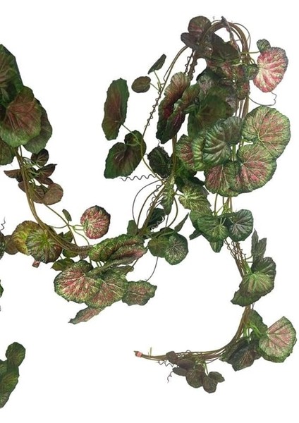 Yapay Sarmaşık Kırmızı Yeşil Sardunya 5dallı 230CM Doğalgaz Borusu Kapatıcı Dekoratif Yapay Çiçek fiyatları