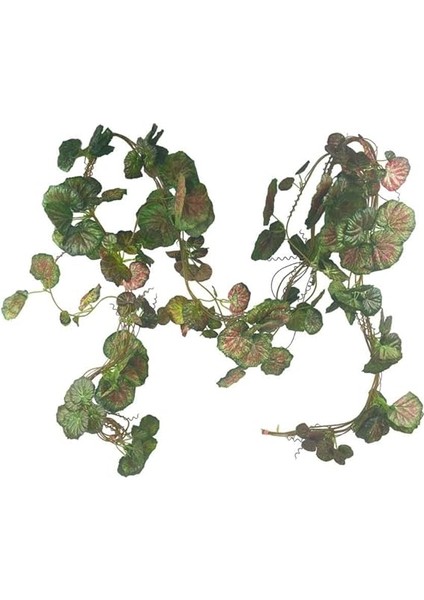 Yapay Sarmaşık Kırmızı Yeşil Sardunya 5dallı 230CM Doğalgaz Borusu Kapatıcı Dekoratif Yapay Çiçek modelleri