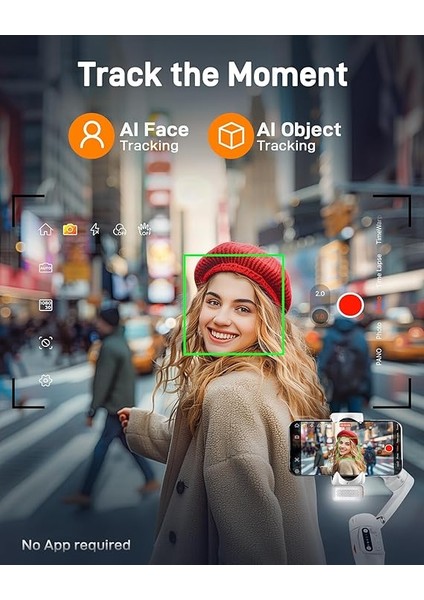 Isteady V3 Gimbal Akıllı Telefon, Yükseltilmiş 3 Eksenli Gimbal Stabilizatör, Manyetik Aı Izleyici, Çıkarılabilir Kontrolör, Entegre Genişletilmiş Direk ve Tripod, Canlı Yayın Için Katlanabilir fiyatları