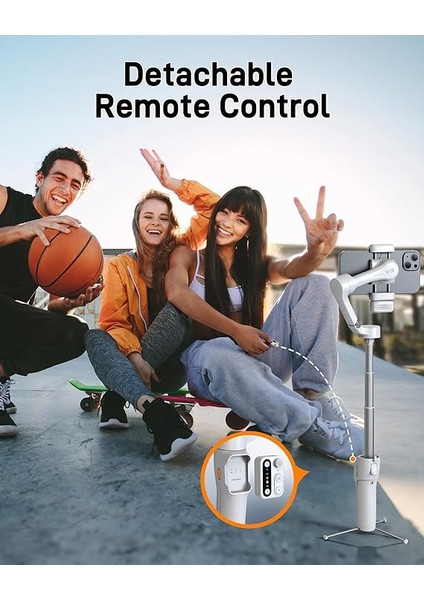 Isteady V3 Gimbal Akıllı Telefon, Yükseltilmiş 3 Eksenli Gimbal Stabilizatör, Manyetik Aı Izleyici, Çıkarılabilir Kontrolör, Entegre Genişletilmiş Direk ve Tripod, Canlı Yayın Için Katlanabilir fırsatları