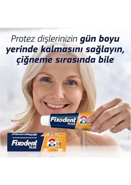Fixodent Plus Güçlü Isırık Diş Protezi Yapıştırıcı Krem 40 G