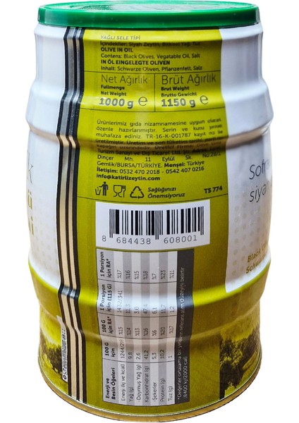 Sofralık Siyah Zeytin 1 kg fırsatları