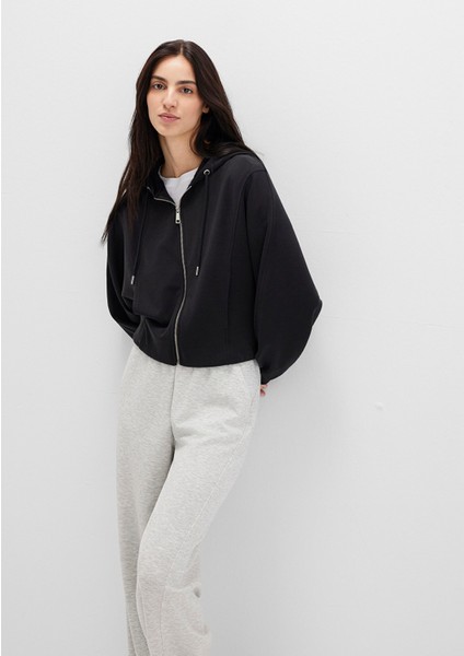 Fermuarlı Siyah Sweatshirt 1S10440-900 fırsatları