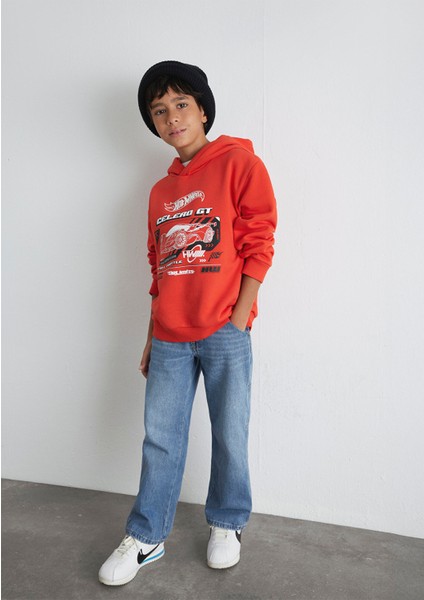 Hot Wheels Baskılıı Turuncu Sweatshirt 6S10156-88523 fiyatları