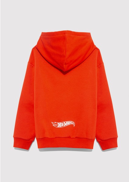 Hot Wheels Baskılıı Turuncu Sweatshirt 6S10156-88523 fırsatları