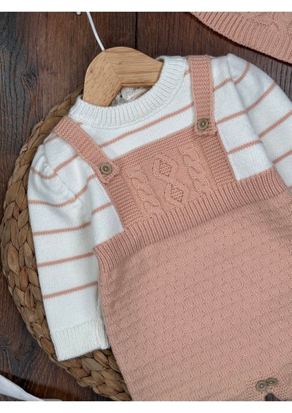 Pamuklu Triko Şapkalı Tulum 2li Erkek Bebek Takım fiyatları