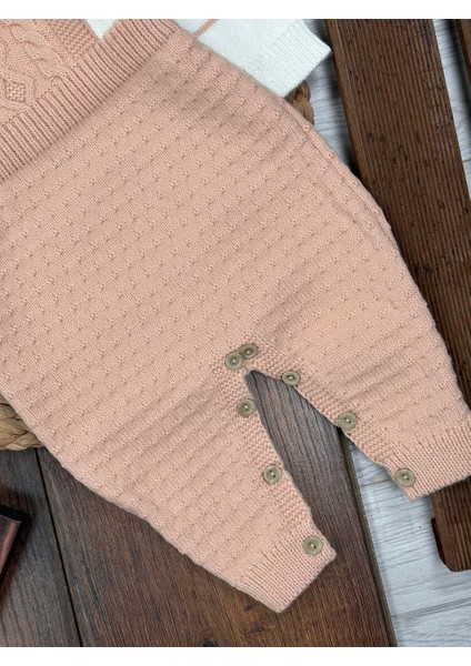 Pamuklu Triko Şapkalı Tulum 2li Erkek Bebek Takım indirimleri