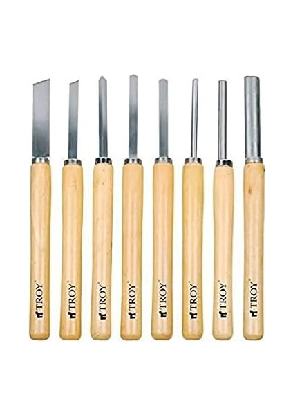 T 25008 Ahşap Torna Bıçak Seti, 8 Parça fiyatları