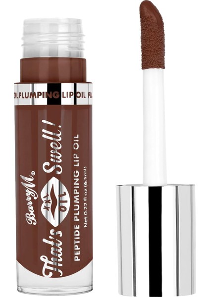 Barry M That&apos;s Swell! Peptide Plumping Lip Oil Dolgunlaştırıcı Dudak Ruju Lip Gloss Hazelnut Haze Saf ve Doğal Kahverengi fiyatları