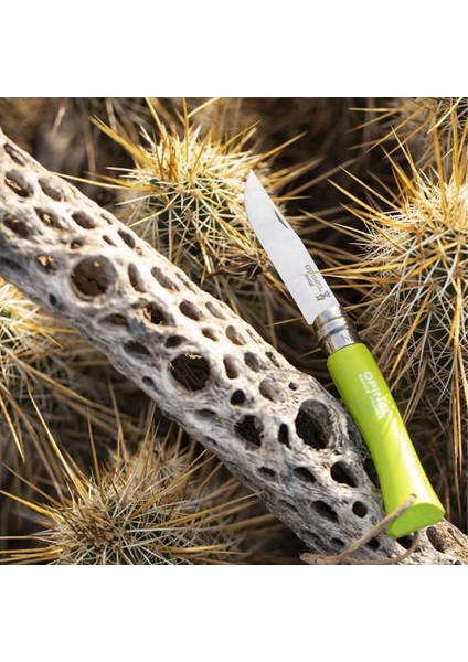 Katlanır Cep Çakısı - Opinel - Gürgen Ağacı Sap - Elma Yeşili - No:7 fiyatları